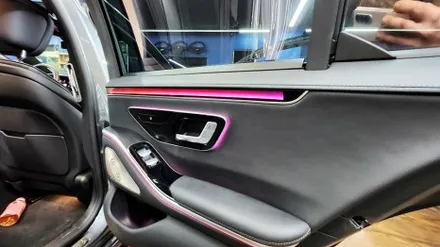 벤츠 S450D 액티브 엠비언트 + 4D 부메스터 조합 시공기! / 창원시 의창구 사림동