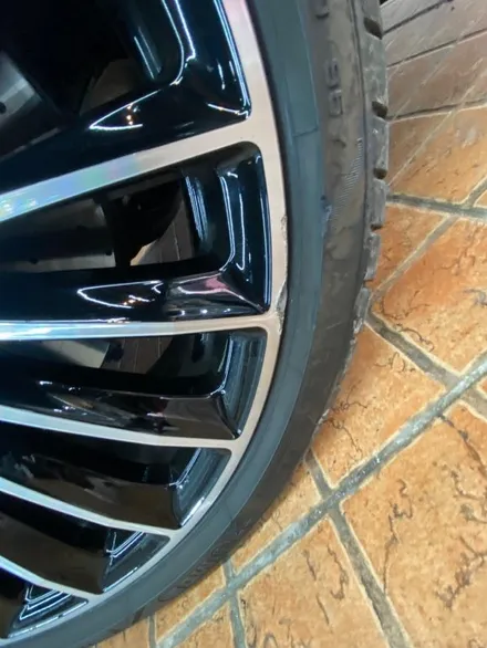부산 CLS 20인치 마차휠복원 자차보험수리로도 가능합니다 / 부산 북구 구포동