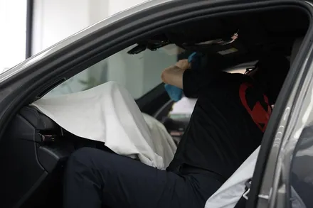 강서구 썬팅 버텍스 900 BMW 520i 출고 후 작업 / 서울 서초
