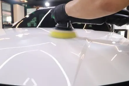 싼타페 MX-5 크리미 화이트 펄 버텍스 1100 유리막코팅 신차검수 신차패키지 / 고양 덕양구 원흥동