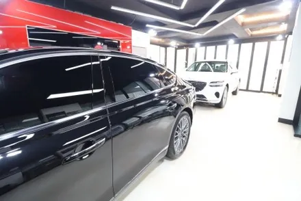 제네시스 G80 신차검수 신차패키지 버텍스900 풀썬팅 유리막코팅 실내코팅 오너프로PPF 루마 버텍스 고양원흥점 / 고양 덕양구 원흥동