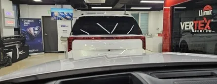 GV80 페리 우유니 화이트 전체 버텍스 1100 진한 블랙 컬러감 그래핀 코팅 / 고양 덕양구 원흥동