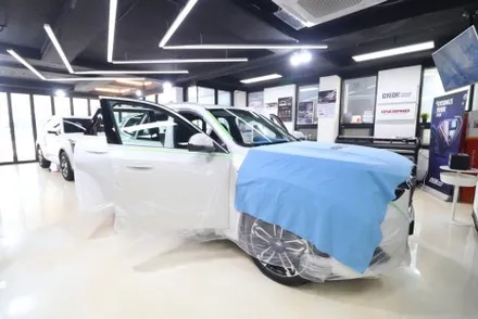 BMW X1 신차검수 밝은 틴팅 버텍스 900 전체 30% / 고양 덕양구 원흥동