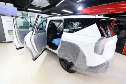 EV9 GT-LINE 스노우 화이트 펄 핸들 조립 불량 / 동영상 첨부 / 고양 덕양구 원흥동