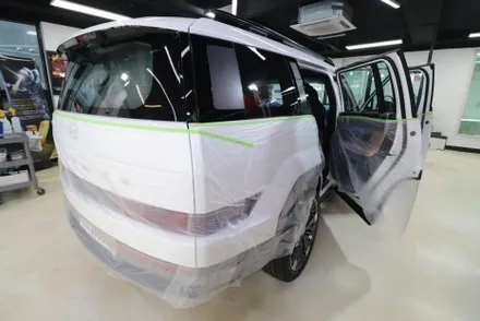 싼타페 MX-5 크리미 화이트 펄 버텍스 900 그래핀 코팅 신차검수 신차패키지 / 고양 덕양구 원흥동