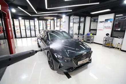 2019 제네시스 G70 3.3.신차검수/신차패키지 버텍스700 풀썬팅. 유리막코팅.루마썬팅 고양원흥점 / 고양 덕양구 원흥동