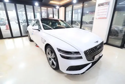 제네시스 G80 스포츠 무광 베르비에 화이트 신차검수 신차패키지 버텍스 1100 / 고양 덕양구 원흥동