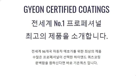 GV80 우유니화이트 버텍스 900 버터플라이 그래핀 코팅 / 고양 덕양구 원흥동