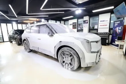 EV9 GT-LINE 스노우 화이트 펄 핸들 조립 불량 / 동영상 첨부 / 고양 덕양구 원흥동