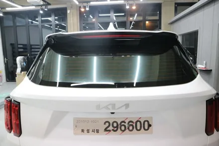 평택 틴트어카 고스트반사썬팅 MQ4쏘렌토 하이브리드 신차에 시공했습니다. / 평택시 안중읍
