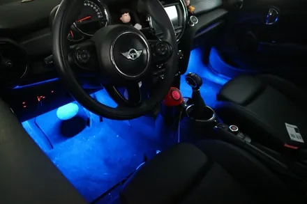 BMW 미니 쿠퍼 1열2열 풋등 엠비언트작업! / 평택시 안중읍