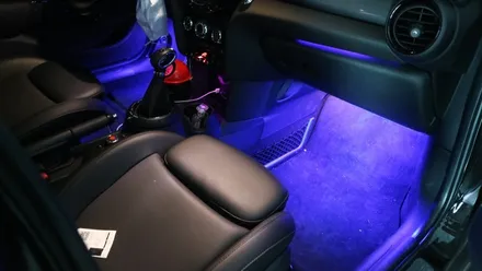 BMW 미니 쿠퍼 1열2열 풋등 엠비언트작업! / 평택시 안중읍