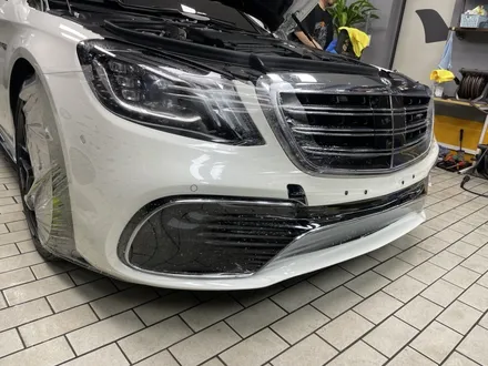 송파 W222 S63 프론트범퍼 PPF로 고속주행도 안전한게 보호하자 / 잠실, 삼전, 송파
