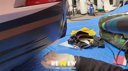 광명 자동차 랩핑 전문점 : BMW320D 랩핑지 제거 및 3M 매트 딥블랙 시공 / 광명 하안동