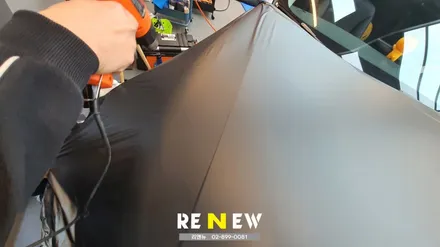 광명 자동차 랩핑 전문점 : BMW320D 랩핑지 제거 및 3M 매트 딥블랙 시공 / 광명 하안동