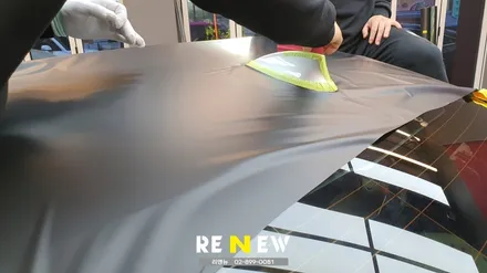광명 자동차 랩핑 전문점 : BMW320D 랩핑지 제거 및 3M 매트 딥블랙 시공 / 광명 하안동