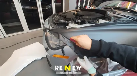 광명 자동차 랩핑 전문점 : BMW320D 랩핑지 제거 및 3M 매트 딥블랙 시공 / 광명 하안동