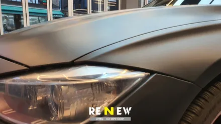 광명 자동차 랩핑 전문점 : BMW320D 랩핑지 제거 및 3M 매트 딥블랙 시공 / 광명 하안동