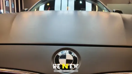 광명 자동차 랩핑 전문점 : BMW320D 랩핑지 제거 및 3M 매트 딥블랙 시공 / 광명 하안동
