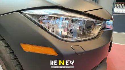 광명 자동차 랩핑 전문점 : BMW320D 랩핑지 제거 및 3M 매트 딥블랙 시공 / 광명 하안동
