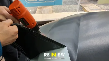 광명 자동차 랩핑 전문점 : BMW320D 랩핑지 제거 및 3M 매트 딥블랙 시공 / 광명 하안동