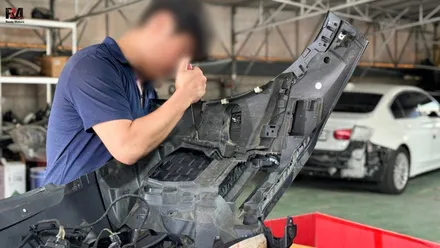 파주 BMW X6 범퍼 자동차 당일 외형 복원 수리 / 경기 파주