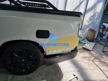 파주운정 이정도사고도 교환X 판금도색가능?! 쌍용자동차 렉스턴스포츠 칸 4WD, 아파트주차중 뺑소니사고 외형복원 사고수리! 신차출고 컨디션 그대로! 금촌 레디모터스! / 경기 파주