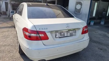 파주 운정 벤츠 E 클래스 벤츠 e300 자차 수리 사고 수리 여성 운전자  자동차 상담, 모터스 사고 수리 문의 / 경기 파주
