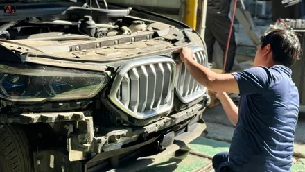 파주 BMW X6 범퍼 자동차 당일 외형 복원 수리 / 경기 파주