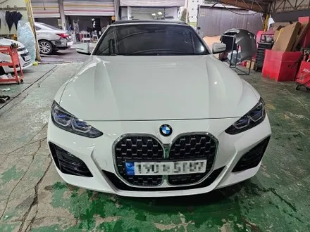 bmw 430i 컨버터블 앞 범퍼 수리 도장 / 경기 파주