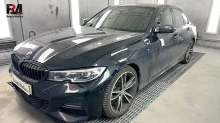 [레디모터스] 파주 운정 일산 자동차 사고 수리 공업사 BMW 320I 앞범퍼 앞휀다 도색 / 경기 파주