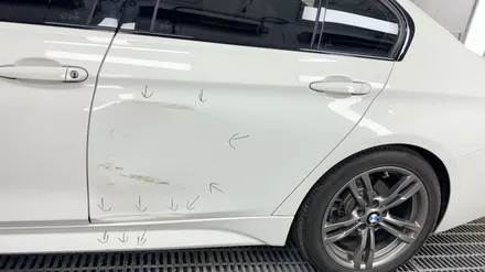 BMW 320I 접촉사고 도어 판금 도색으로 비용 절감 / 경기 파주