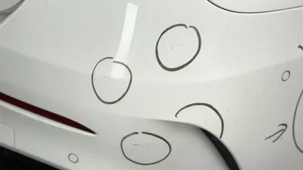 일산 벤츠 A35 앞범퍼 대물 보험 수리,  뒷 범퍼 일반수리 외형복원 및 자기부담금 / 경기 파주