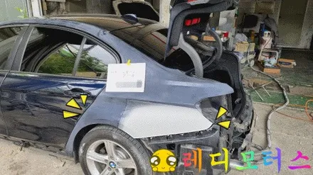 [ReadyMotors]BMW 3시리즈 320d Xdrive  사고수리 (자동차공업사, 파주공업사, 일산공업사, 사고수리, 보험수리, 자차수리, 사고렌트, 사고대차) / 경기 파주