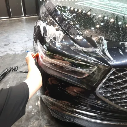 제네시스 차량보호필름 제네시스 G90 부분 PPF 선택후 단번에 해결 / 김포시 장기동