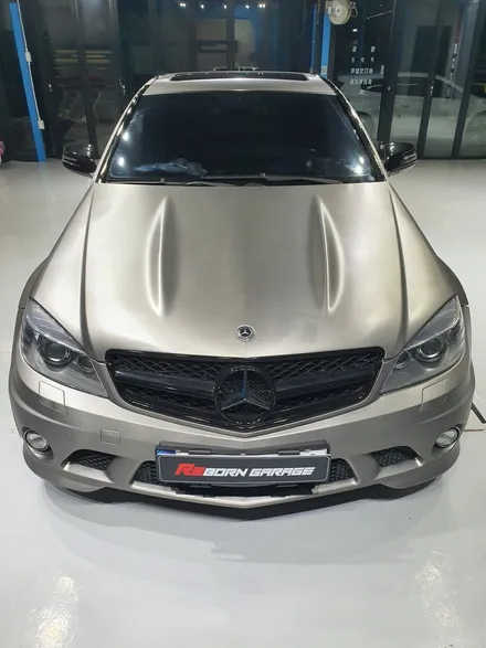 [전주랩핑]BENZ_C63 AMG #전체랩핑&크롬죽이기 / 전주, 광주, 김제