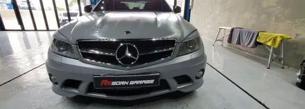 [전주랩핑]BENZ_C63 AMG #전체랩핑&크롬죽이기 / 전주, 광주, 김제