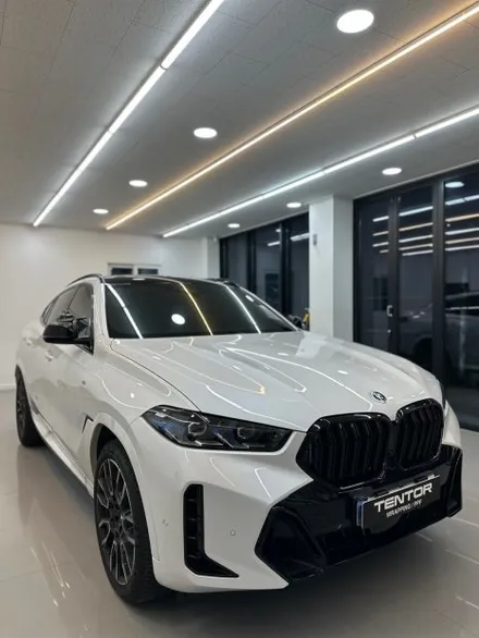 전주실내랩핑 BMW x6 블랙PPF로 루프스킨까지 / 전주, 광주, 김제