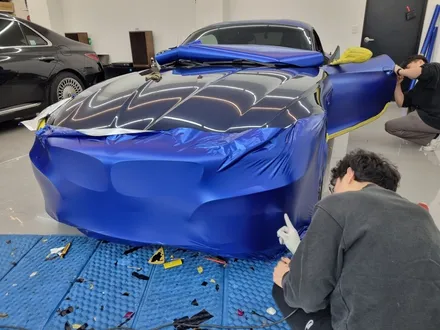BMW Z4, 시원한 실크 블루 컬러 랩핑하고 휴가갑니다 / 전주, 광주, 김제