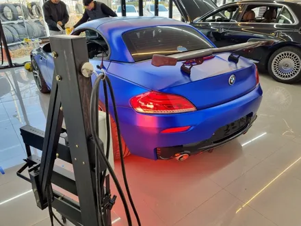 BMW Z4, 시원한 실크 블루 컬러 랩핑하고 휴가갑니다 / 전주, 광주, 김제