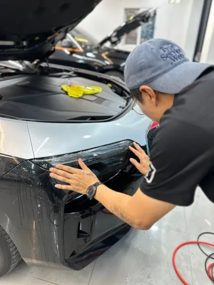 전주랩핑 bmwi7 듀오톤 시공과 생활보호패키지 한번에 완성 / 전주, 광주, 김제
