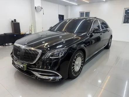 전주전체랩핑 벤츠s650 마이바흐 피아노블랙으로 품격있게 / 전주, 광주, 김제