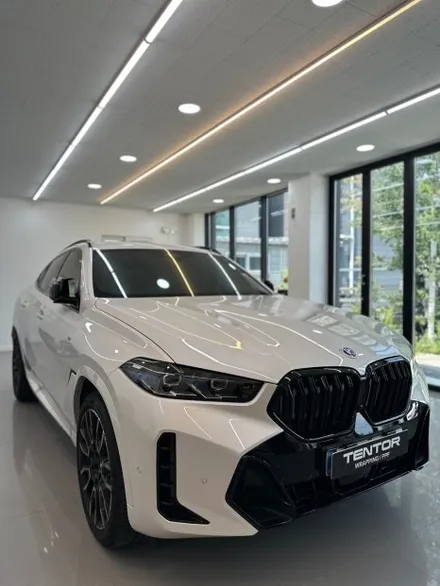 전주실내랩핑 BMW x6 블랙PPF로 루프스킨까지 / 전주, 광주, 김제