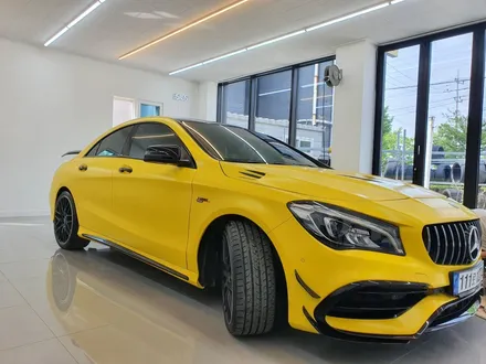 시공 한달만에 재방문!? 벤츠 AMG A45 에이버리 사틴옐로우 [전주랩핑] / 전주, 광주, 김제