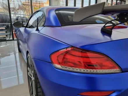 BMW Z4, 시원한 실크 블루 컬러 랩핑하고 휴가갑니다 / 전주, 광주, 김제