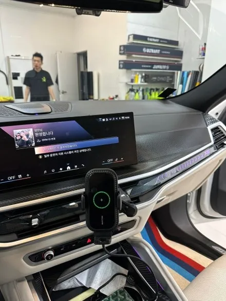 전주실내랩핑 BMW x6 블랙PPF로 루프스킨까지 / 전주, 광주, 김제