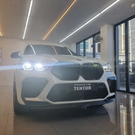 비엠 깔끔한 맛! 전주랩핑 BMW X6 BLACK & WHITE 전체랩핑, 크롬죽이기 / 전주, 광주, 김제