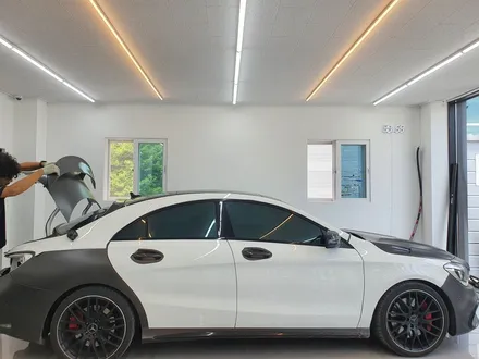 시공 한달만에 재방문!? 벤츠 AMG A45 에이버리 사틴옐로우 [전주랩핑] / 전주, 광주, 김제