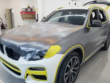 BMW X3 3M 2080 사틴 다크그레이, 전주랩핑 시공센터 텐토르 / 전주, 광주, 김제