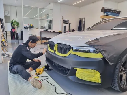 전주비엠맛집! bmw, m550d 전체랩핑 / 전주, 광주, 김제
